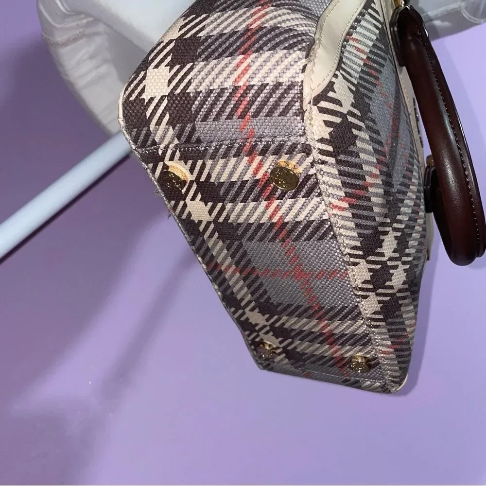 Spartina 449 Wymberly Box Satchel Yacht Club Mini Wallet Plaid Preppy Coastal